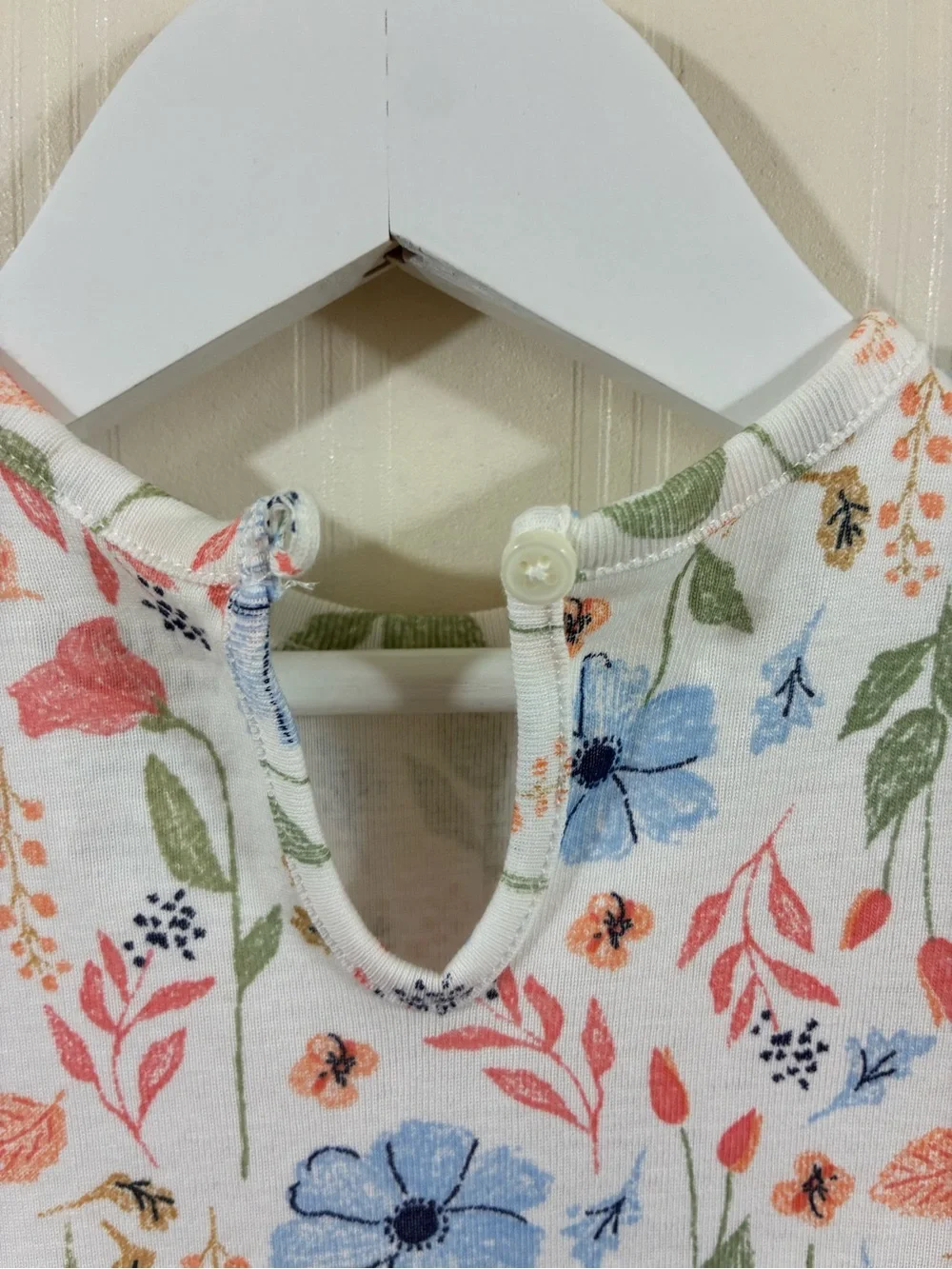 Carter's Coral Pink Cardigan with Floral Print Baby Dress